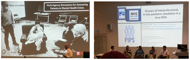 Gerry Gormley presenting and panel interviews at SIMposium